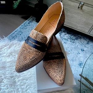 Sole Society - Jessica - Printed Haircalf Loafers